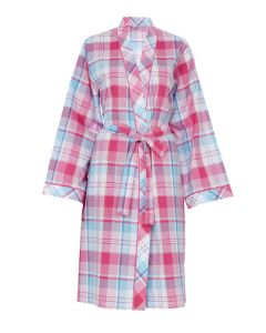 Cyberjammies Shelly Check Short Dressing Gown 0281