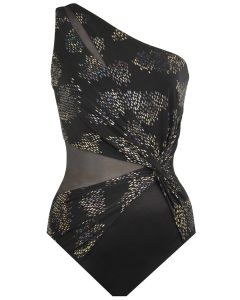 Miraclesuit iridium mesh panel swimsuit