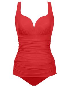 Miraclesuit rock solid cherrie swimsuit