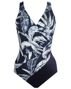 Miraclesuit tropical toile swimsuit