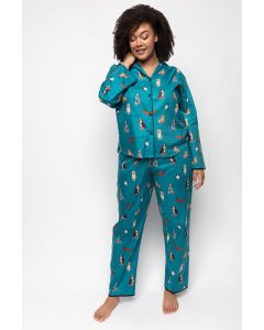 Cyberjammies coco dog print PJ set