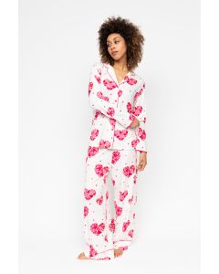 Cyberjammies Aria Heart Printed Jersey PJ Set