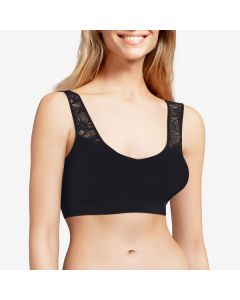 Chantelle soft stretch lace padded crop top