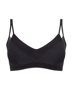 Chantelle soft stretch lace bralette black