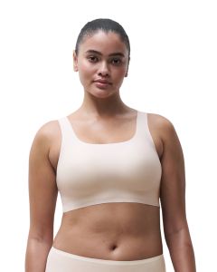 Chatelle soft stretch scoop neck bra ivory