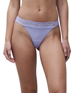 Chantelle floral touch tanga thistle