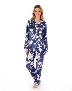 slenderella pyjama navy floral