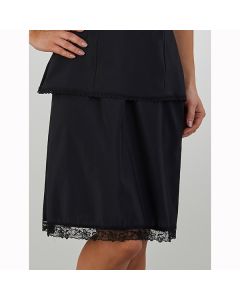 GL800Slenderellawaist slipladies waist slipskirt slippetticoathalf petticoatblack petticoat