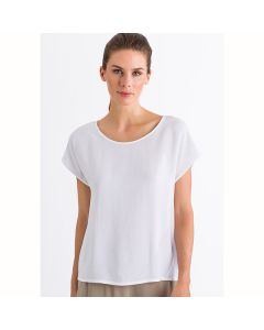 HanroFavouritewhitewhite shirt8473shirtladies shirtsummer topholiday shoplounge wearday wearPollard and Read