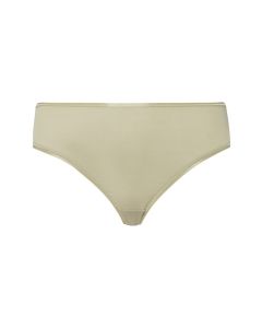 Hanro cotton seamless midi brief 071626 moss green