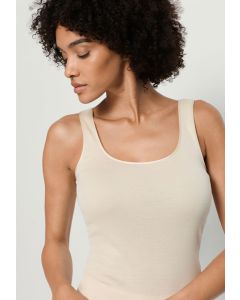 Hanro cotton seamless top summer sand