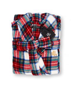 Ralph Lauren so soft robe red plaid