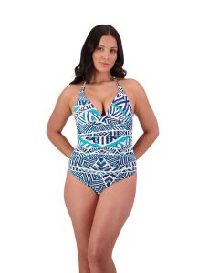 Moontide tribal geo swimsuit