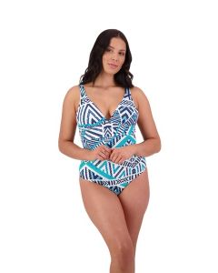 Moontide tribal geo swimsuit