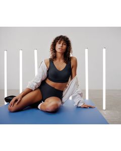 Chantelle soft stretch crop top deep grey