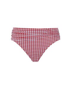 Panache midi brief red gingham