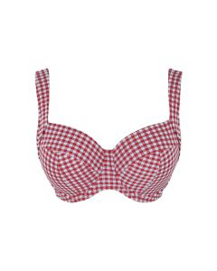 Panache olivia bikini top red gingham