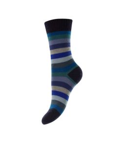 pantherella suzannah merino socks striped