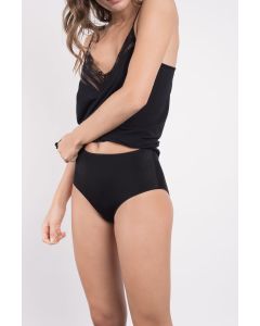 InvisibleLejaby5304Blackseamlessfull briefhigh waistlow legno VPLLycraPollard and Read